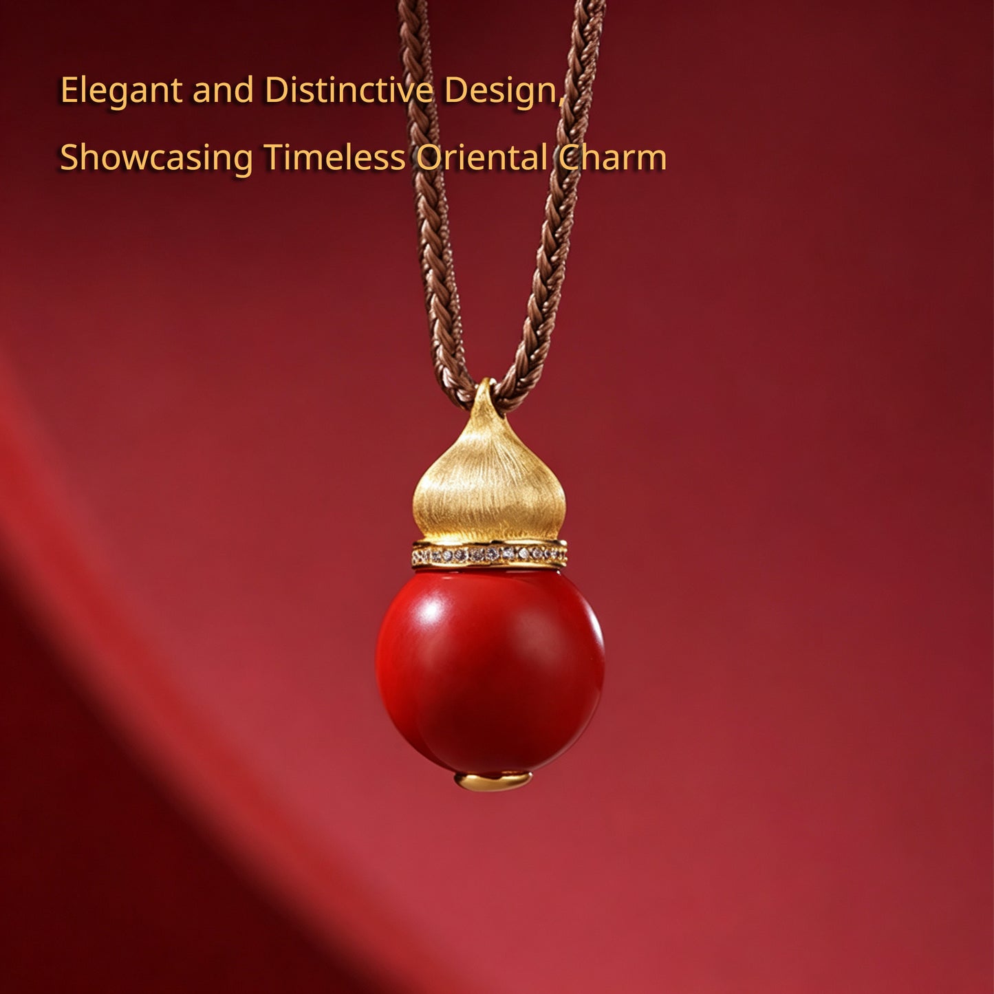 Chinese Inspired Jewelry Set – Necklace, Earrings & Bracelet with Lucky Prosperity Symbol, Elegant Gift