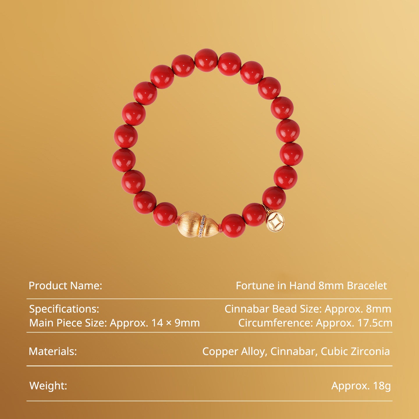 Chinese Inspired Jewelry Set – Necklace, Earrings & Bracelet with Lucky Prosperity Symbol, Elegant Gift