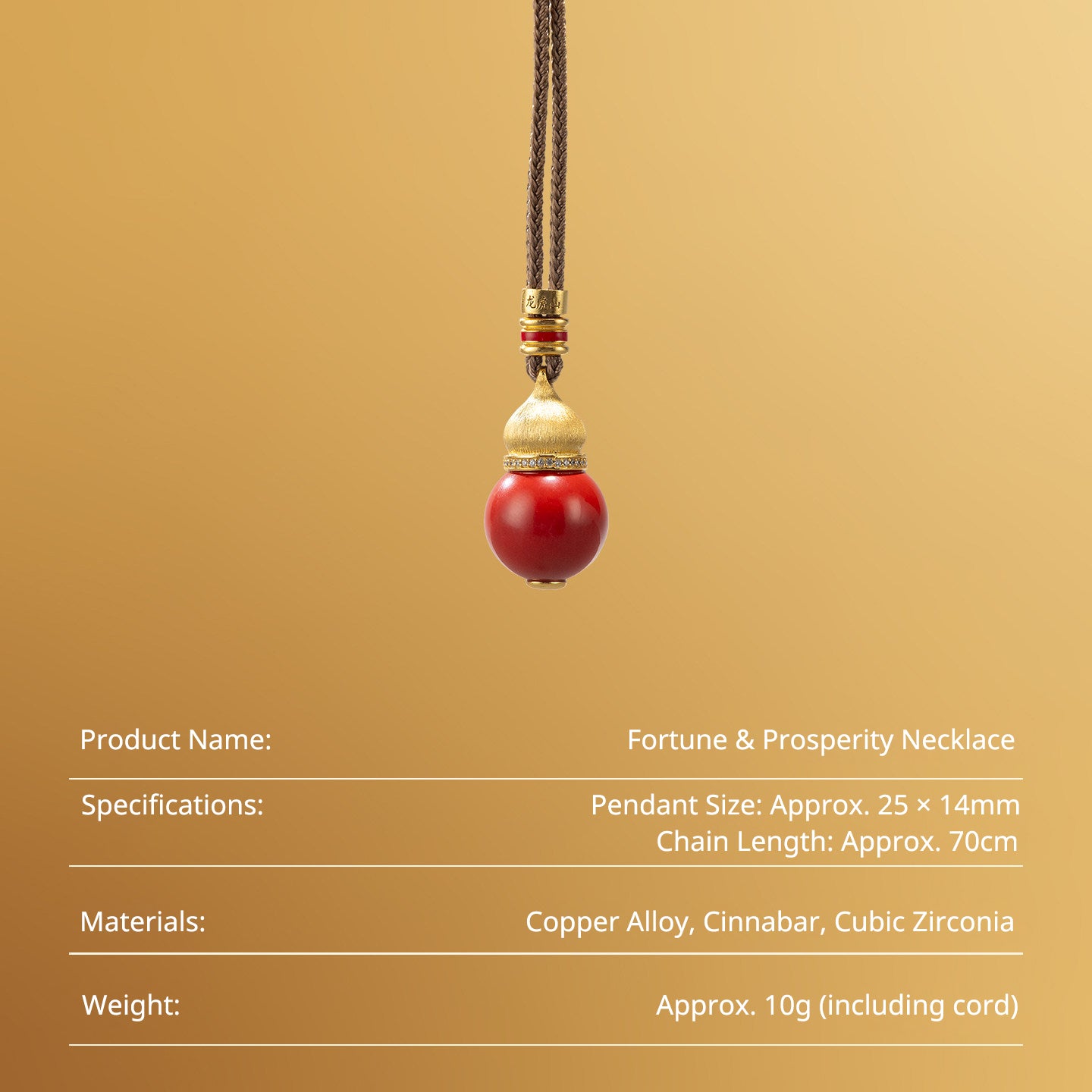 Chinese Inspired Jewelry Set – Necklace, Earrings & Bracelet with Lucky Prosperity Symbol, Elegant Gift