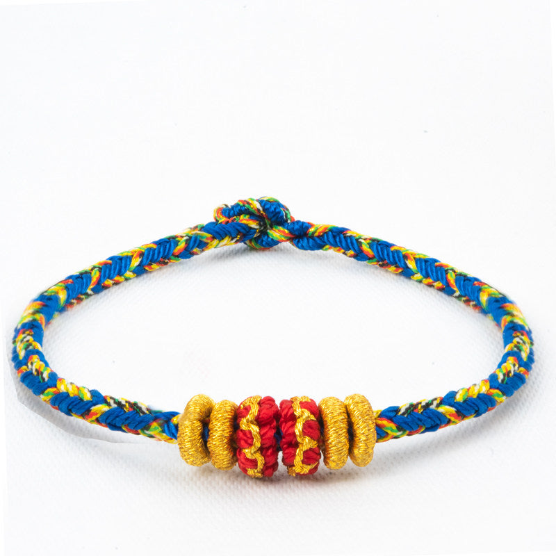 Chinese Zodiac Guardian Red String Bracelet, Handmade Lucky Charm Bracelet Inspired by Chinese Tradition