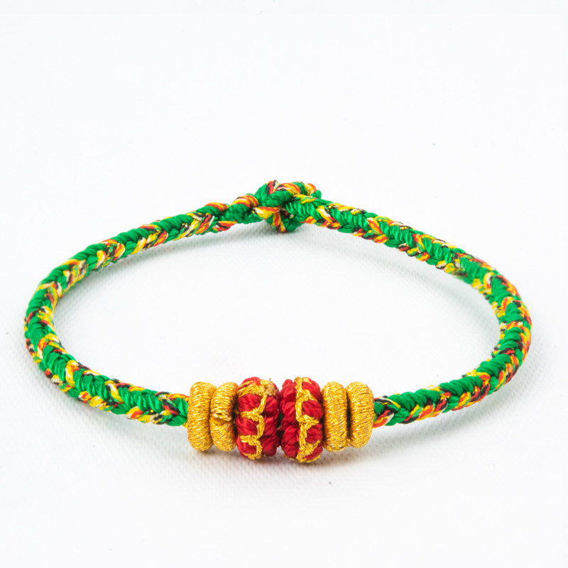 Chinese Zodiac Guardian Red String Bracelet, Handmade Lucky Charm Bracelet Inspired by Chinese Tradition