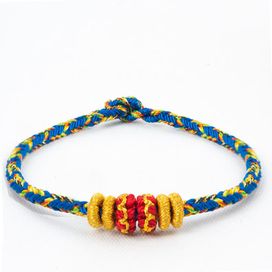 Chinese Zodiac Guardian Red String Bracelet, Handmade Lucky Charm Bracelet Inspired by Chinese Tradition