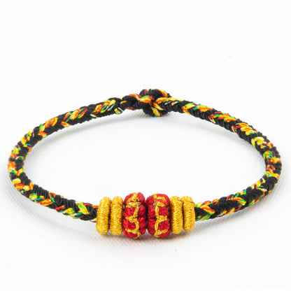 Chinese Zodiac Guardian Red String Bracelet, Handmade Lucky Charm Bracelet Inspired by Chinese Tradition
